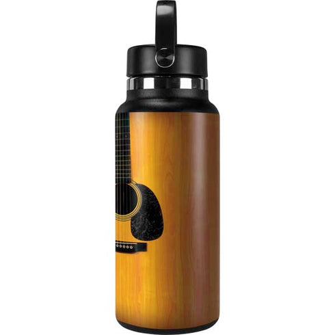 Wood Guitar Hydro Flask 32oz Wide Mouth Skin